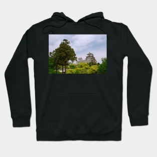 Castle at Hiimeji With Trees, Kansai, Japan Hoodie